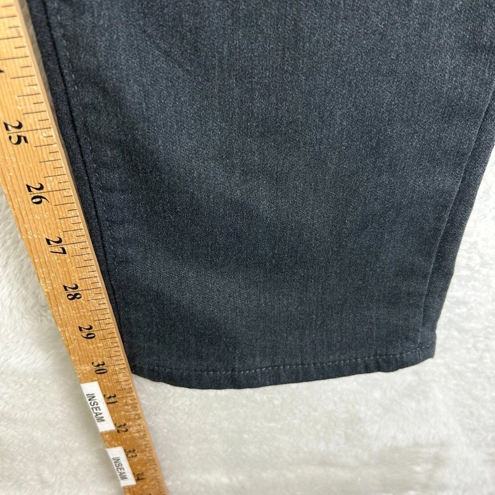 Banana‎ Republic Washwell Pants Mens 33x32 Charcoal Heat Black Office Casual